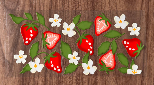 Growing Strawberries Cup Wrap