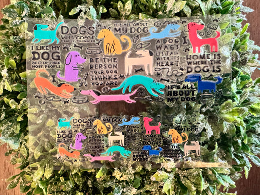 Colorful Dogs Mini Wrap