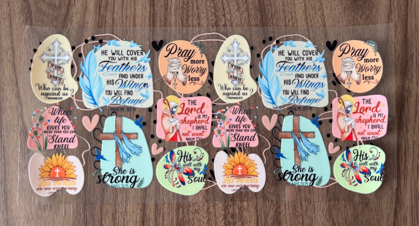 Religious Sayings Cup Wrap