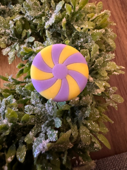 Yellow & Purple Peppermint Focal