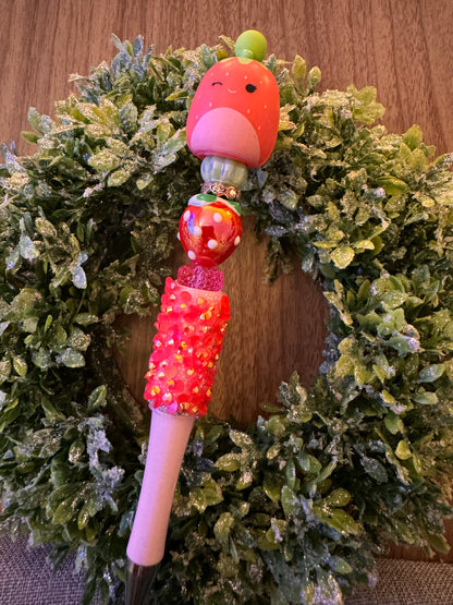 Strawberry Squishmallow Pen