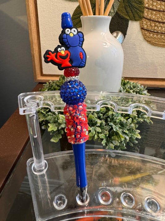 Elmo & Cookie Monster Pen