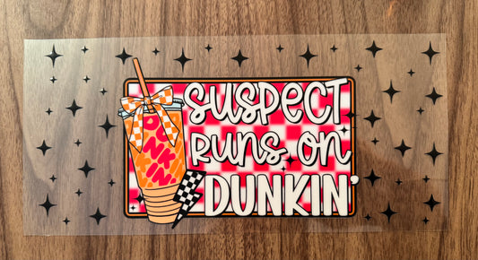 Suspect Donut Coffee Cup Wrap