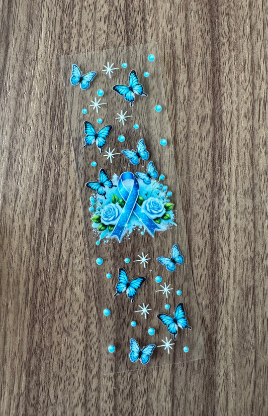 Blue Awareness Ribbon Pen Wrap