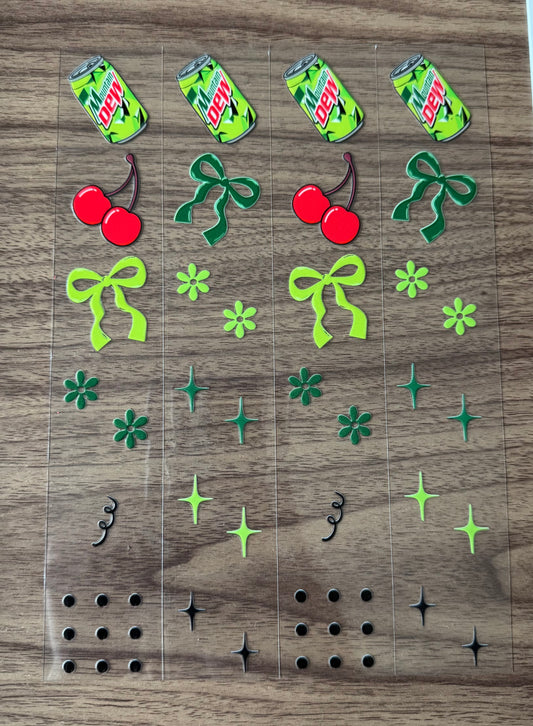 Green Soda Sheet
