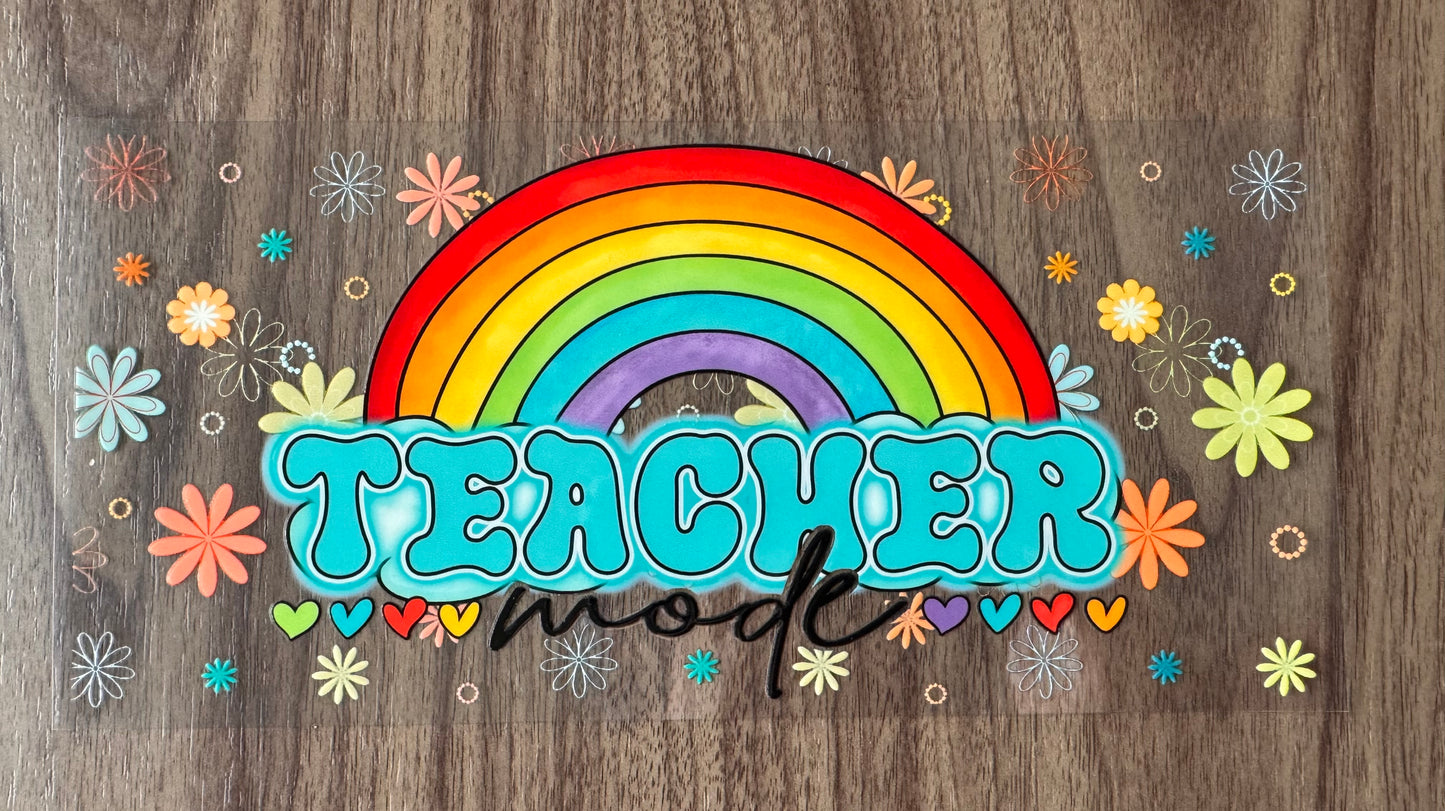Teacher Mode Rainbow Cup Wrap
