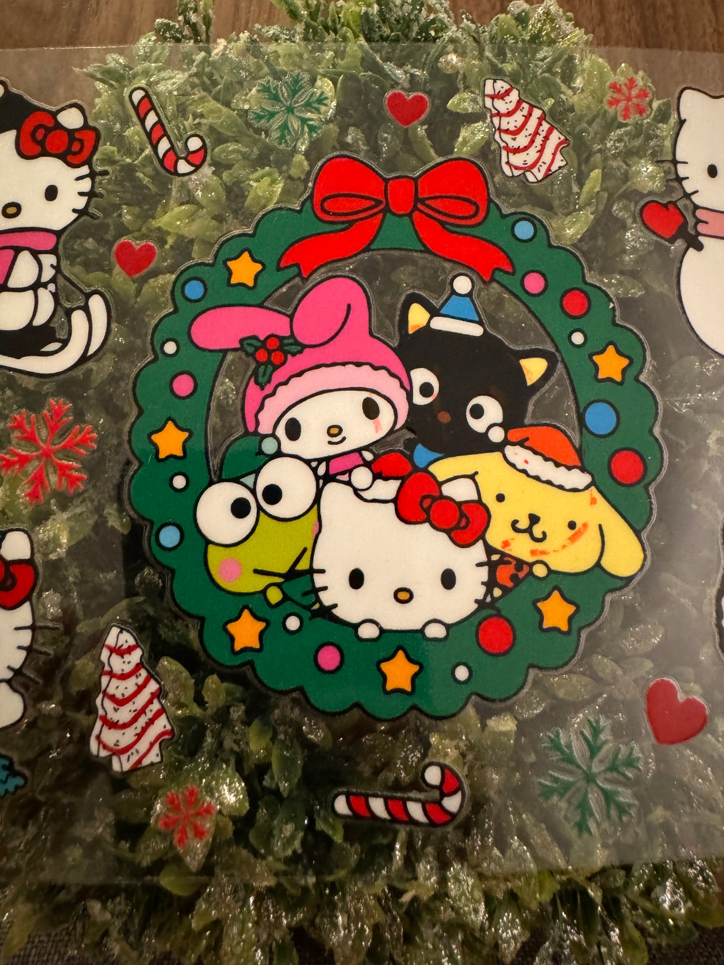 Christmas Sanrio Cup Wrap