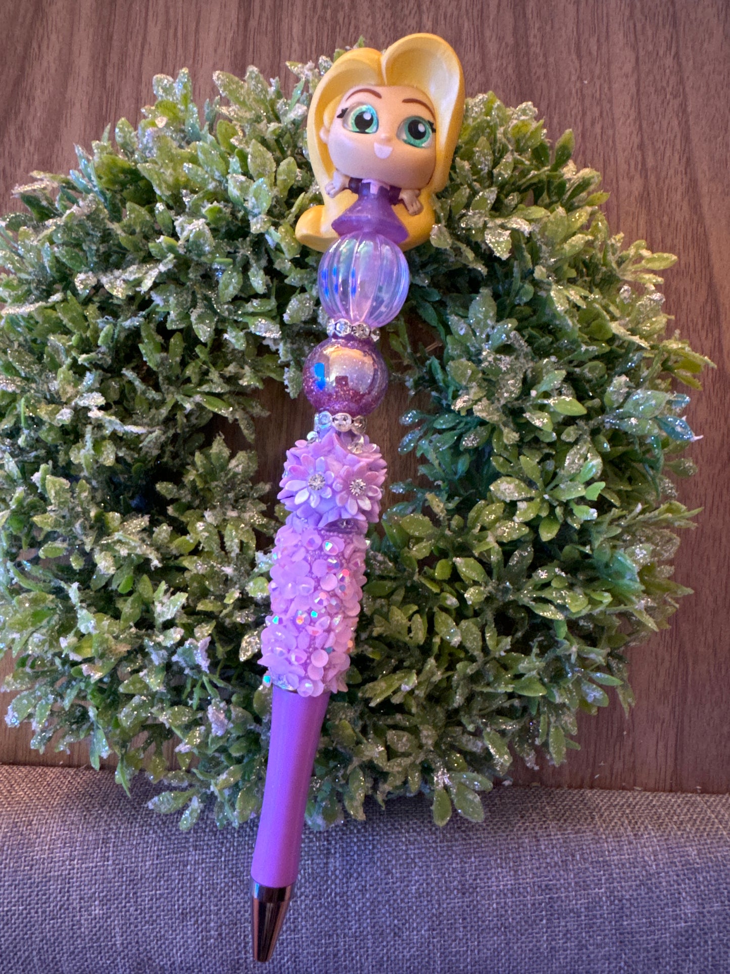 Bejeweled Rapunzel Pen