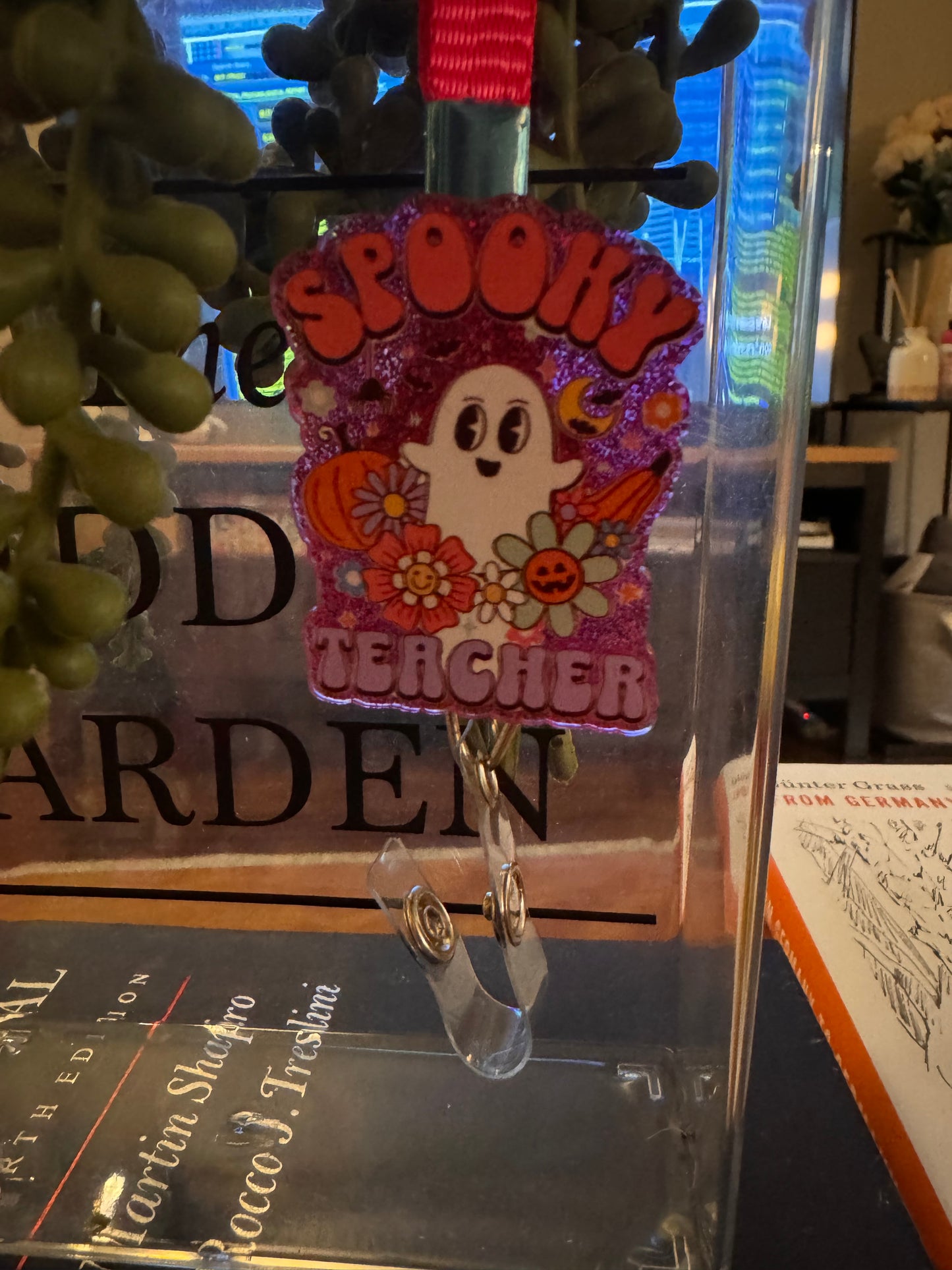 Spooky Teacher Lanyard