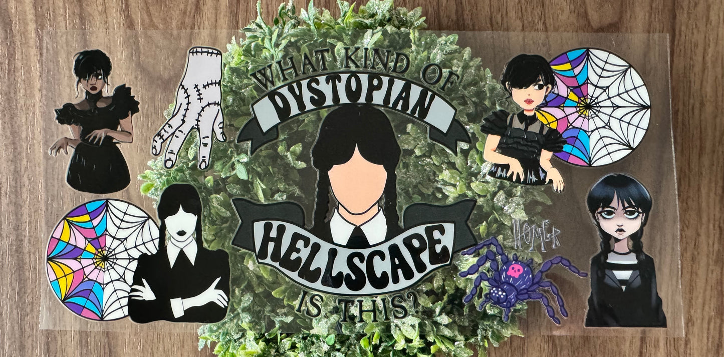 Dystopian Goth Girl Cup Wrap