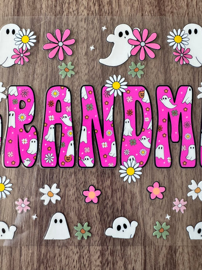 Ghost Grandma Cup Wrap