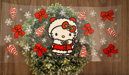 Christmas Hello Kitty Cup Wrap