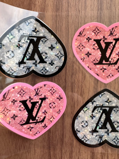 Loo Boujee Sparkly Hearts Cup Wrap