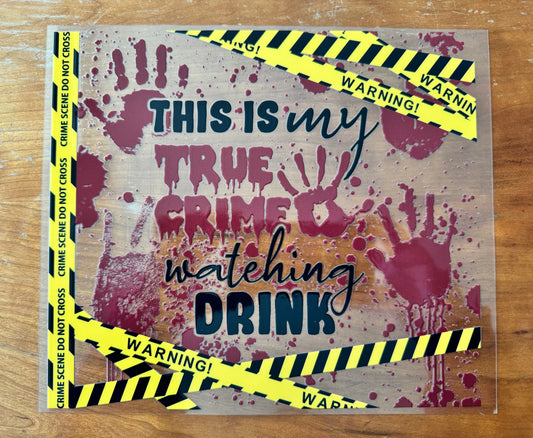Crime Watching Cup Wrap