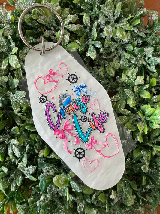 Cruise Life Keychain Decal