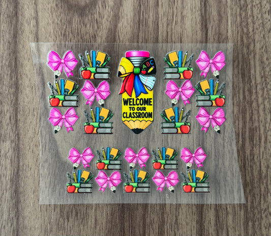 Welcome to the Classroom Mini Wrap