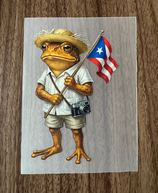 Puerto Rico Frog Transfer