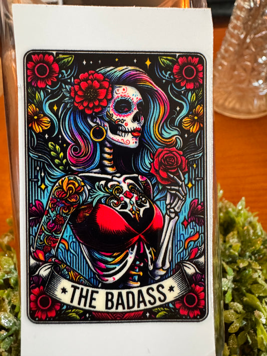 The Badass Tarot Card Decal