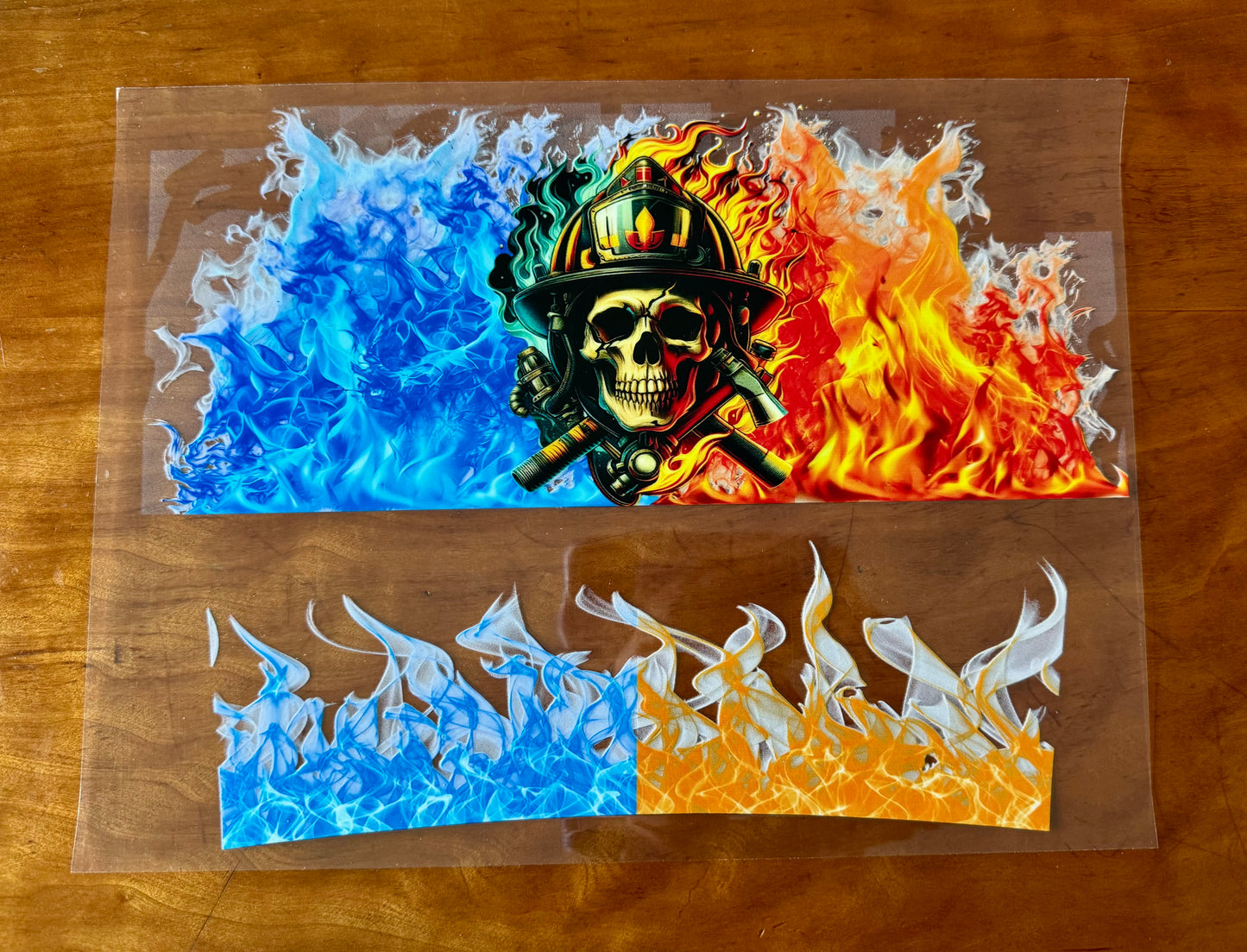 Firefighter Flames Cup Wrap