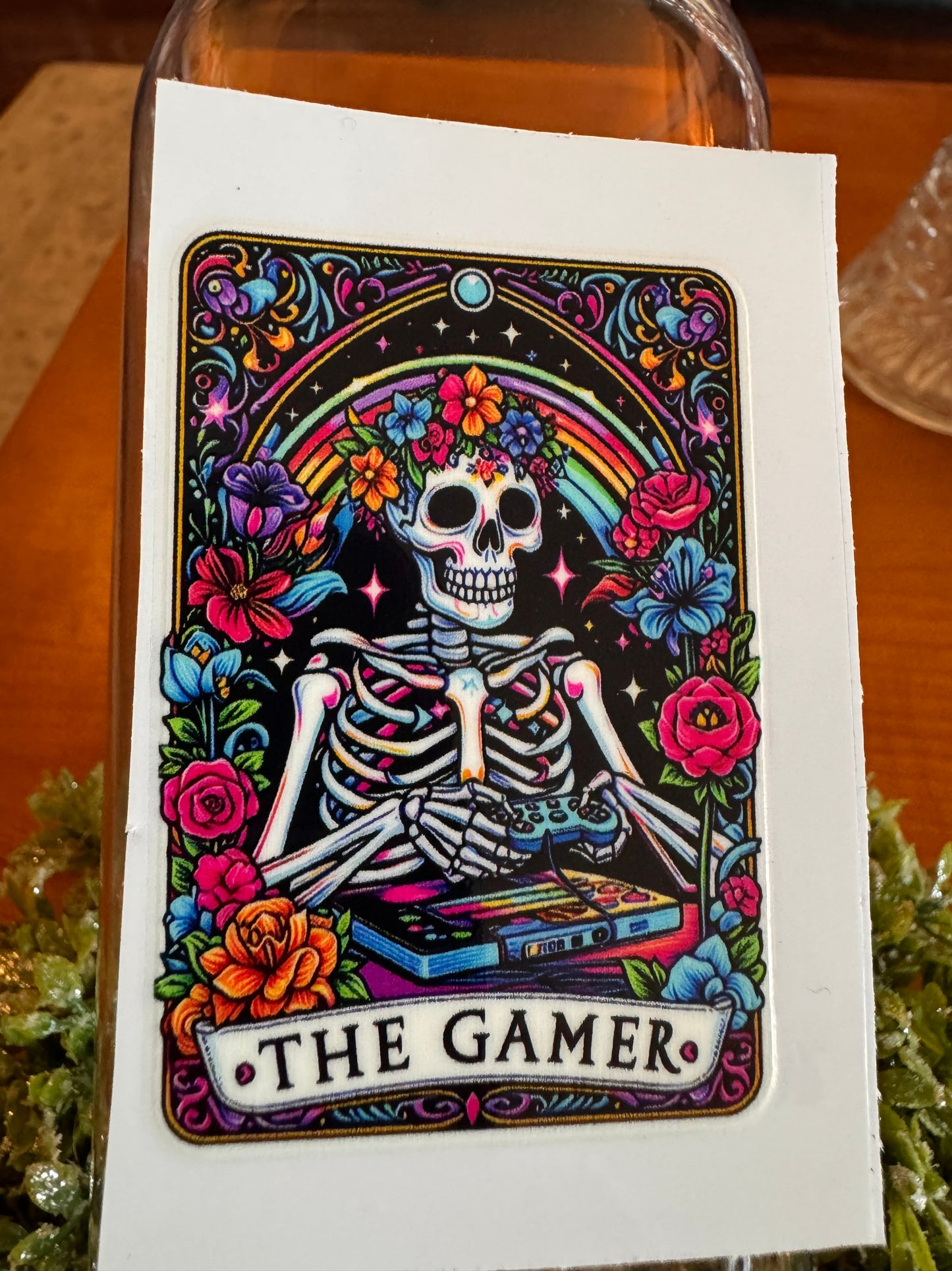 The Gamer Tarot Card Decal