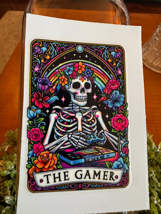 The Gamer Tarot Card Decal