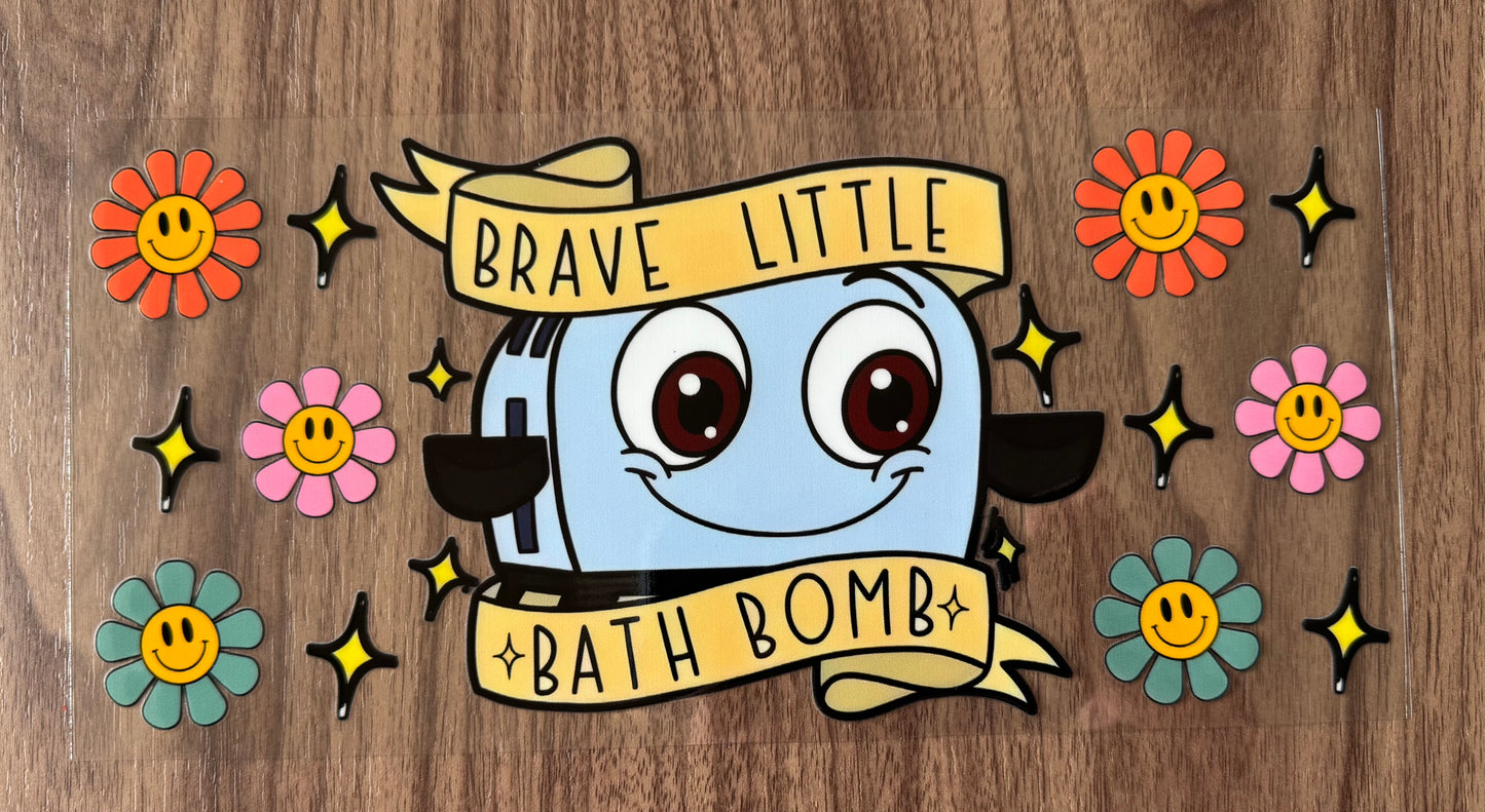 Brave Little Bath Bomb Cup Wrap