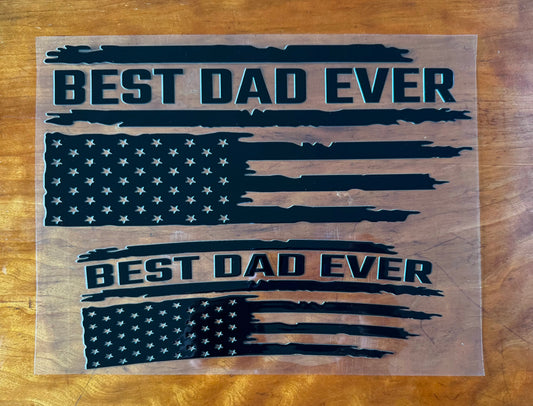 Best Dad Ever Cup Wrap