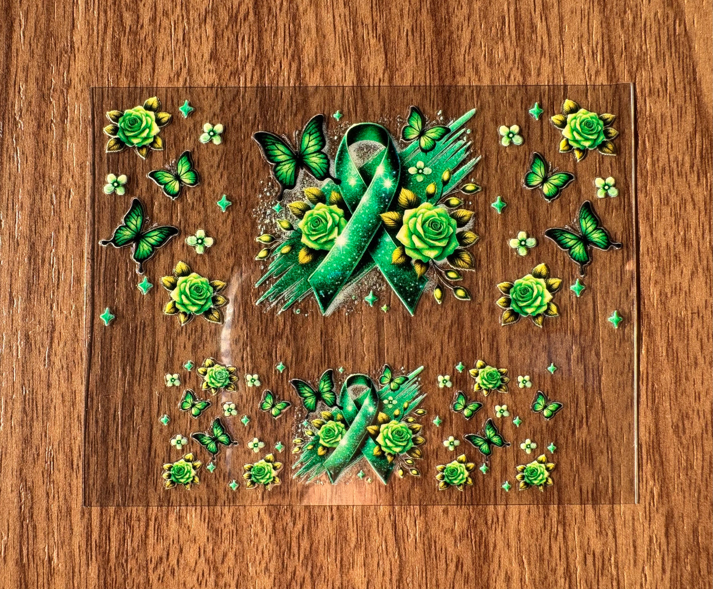 Green Awareness Ribbon Mini Wrap