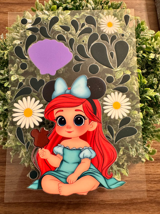 Young Mermaid Princess Notebook Wrap (Small)