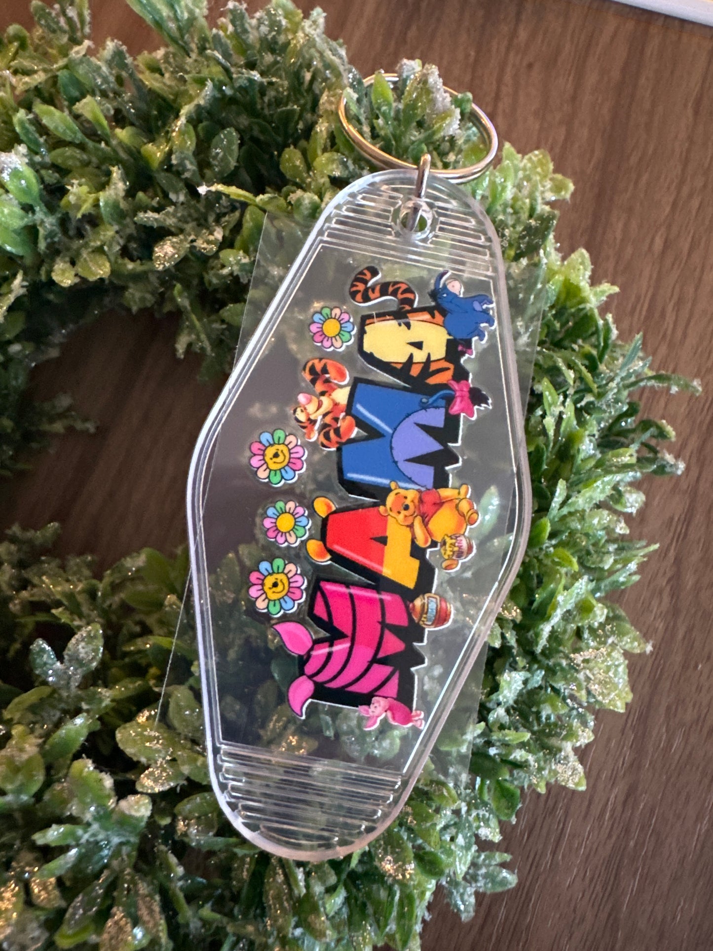 Winnie the Pooh Mama Keychain Decal