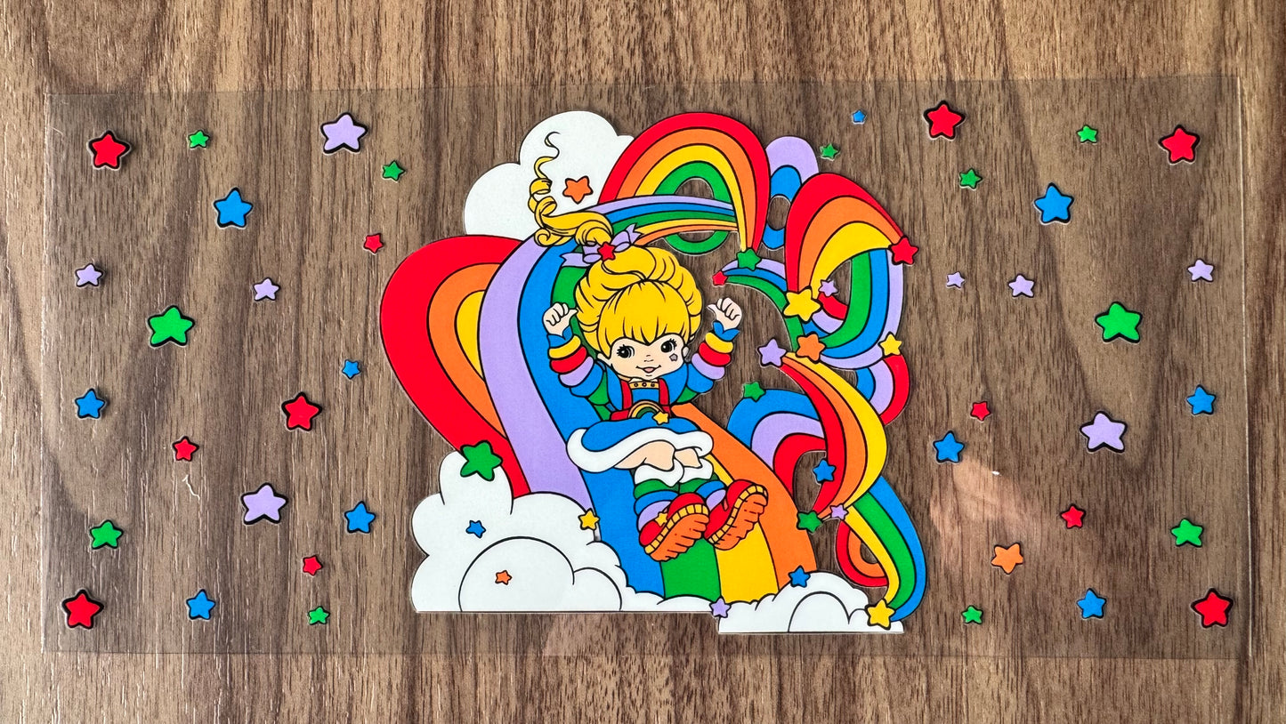 Sliding Rainbow Girl Cup Wrap