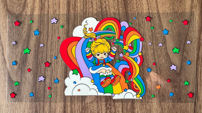 Sliding Rainbow Girl Cup Wrap