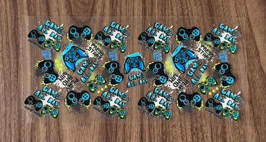Blue Gaming Cup Wrap