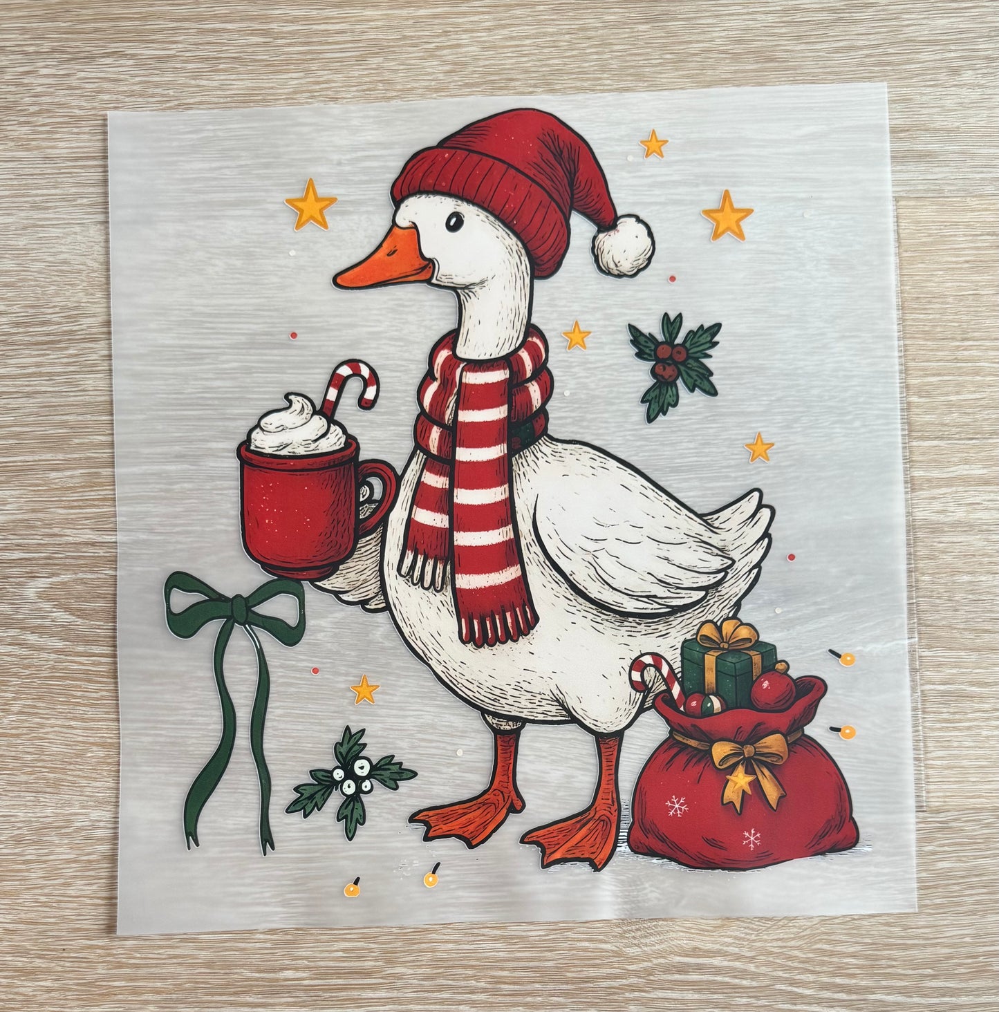 Christmas Goose Transfer