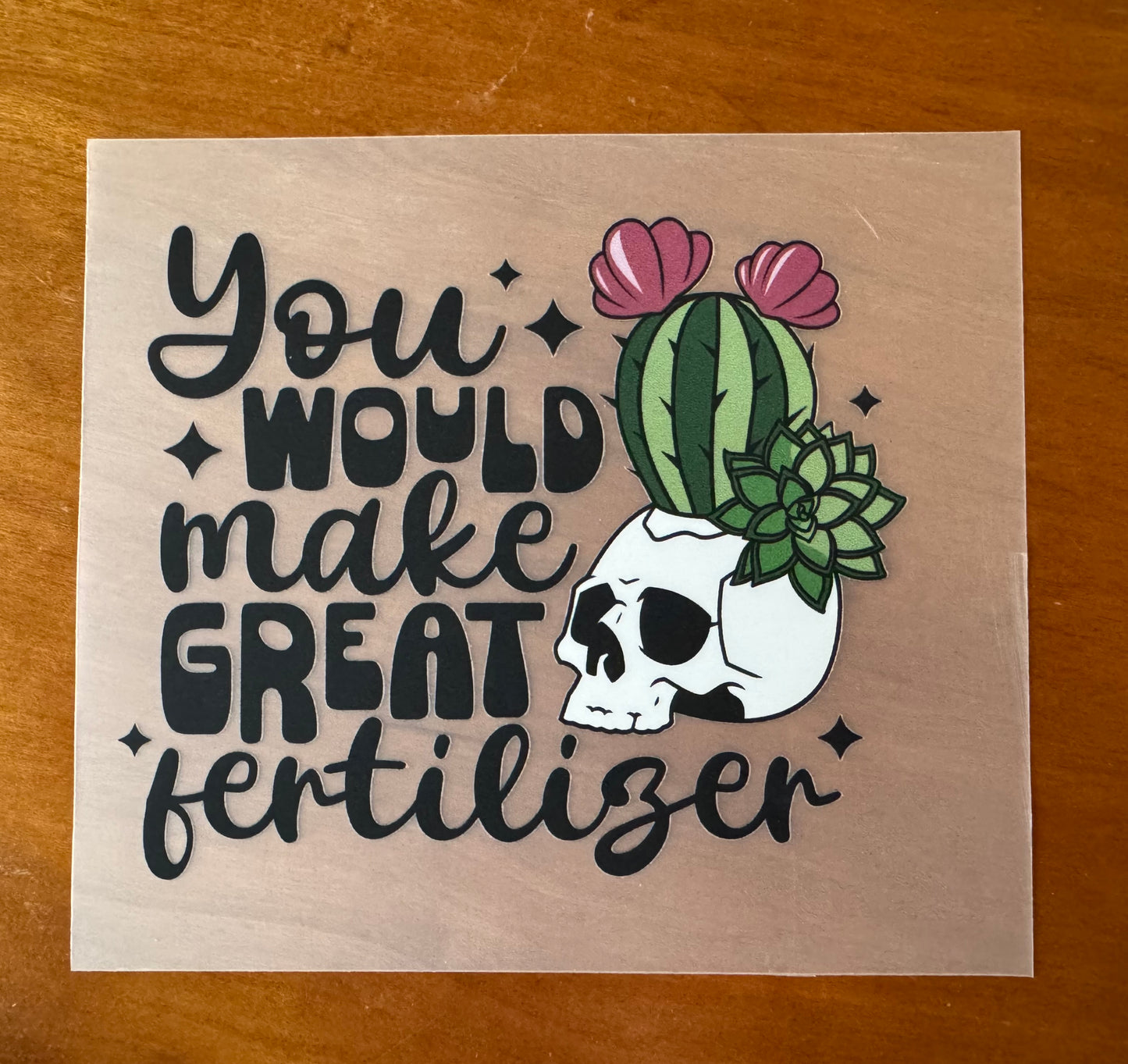 Funny Crime Fertilizer Transfer