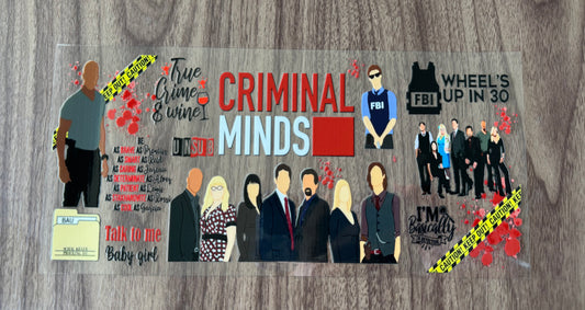 Criminal Brains Show Cup Wrap
