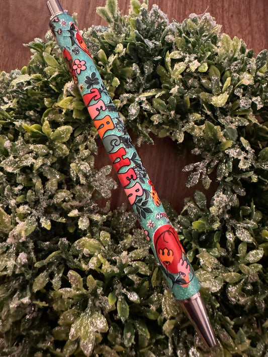 Flowery Teacher Pen