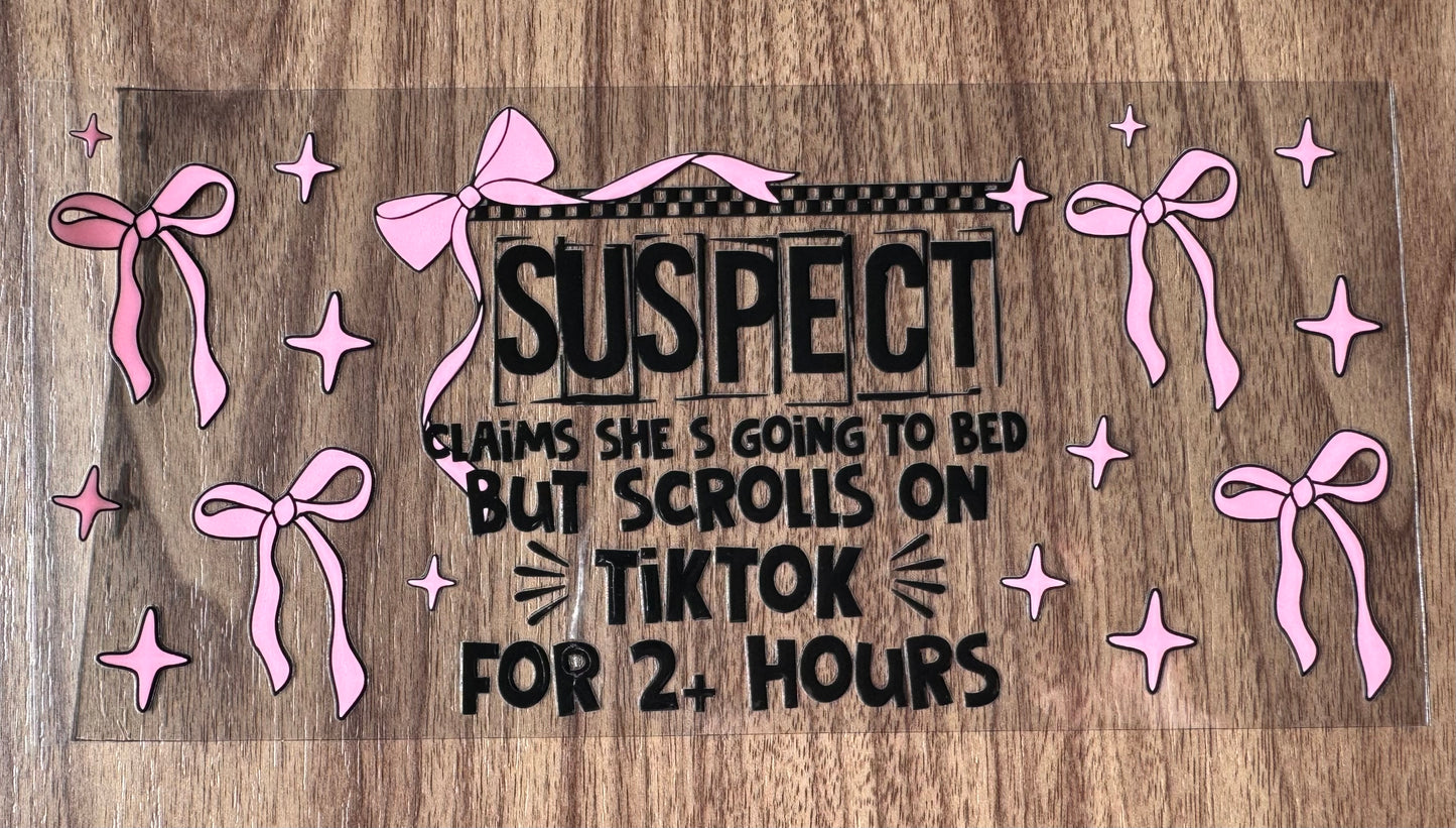 Suspect Scrolls Cup Wrap