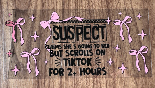 Suspect Scrolls Cup Wrap