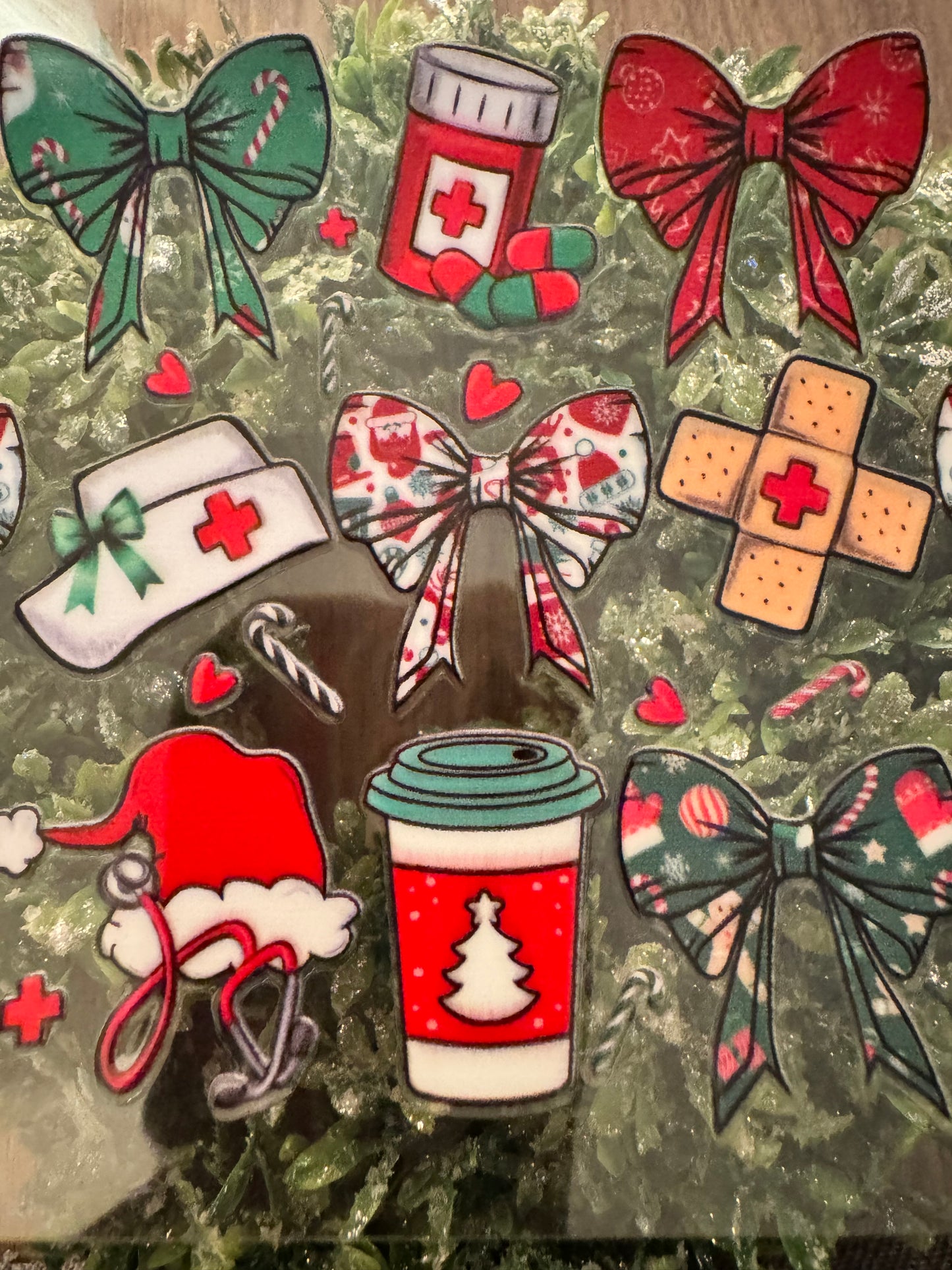 Christmas Nurse Cup Wrap