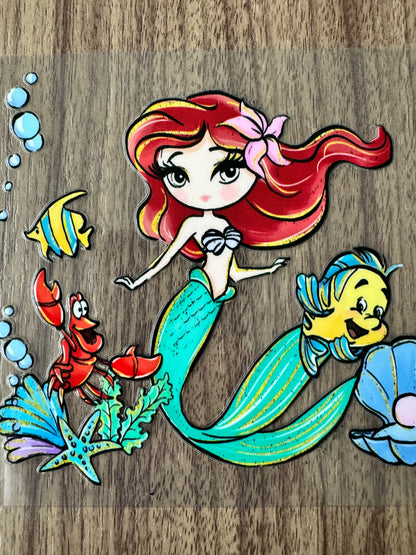 Cute Mermaid Cup Wrap