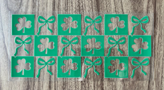 Shamrocks & Bows Cup Wrap