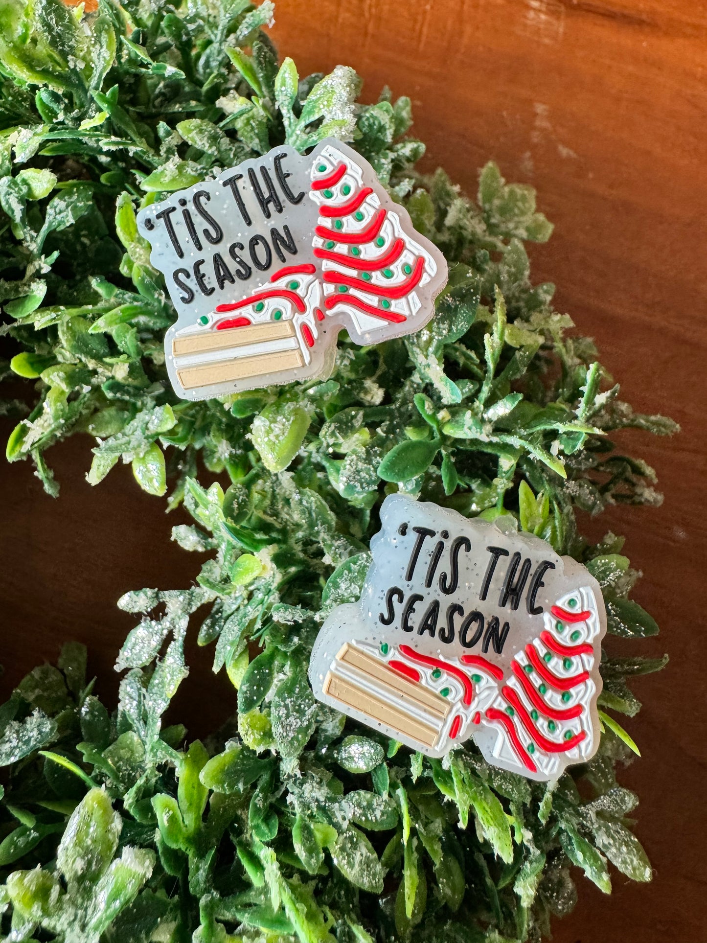 Tree Cake Glitter Focal