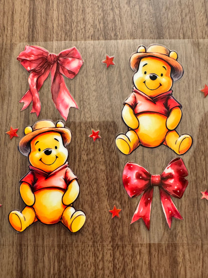 Honey Bear Bows Cup Wrap