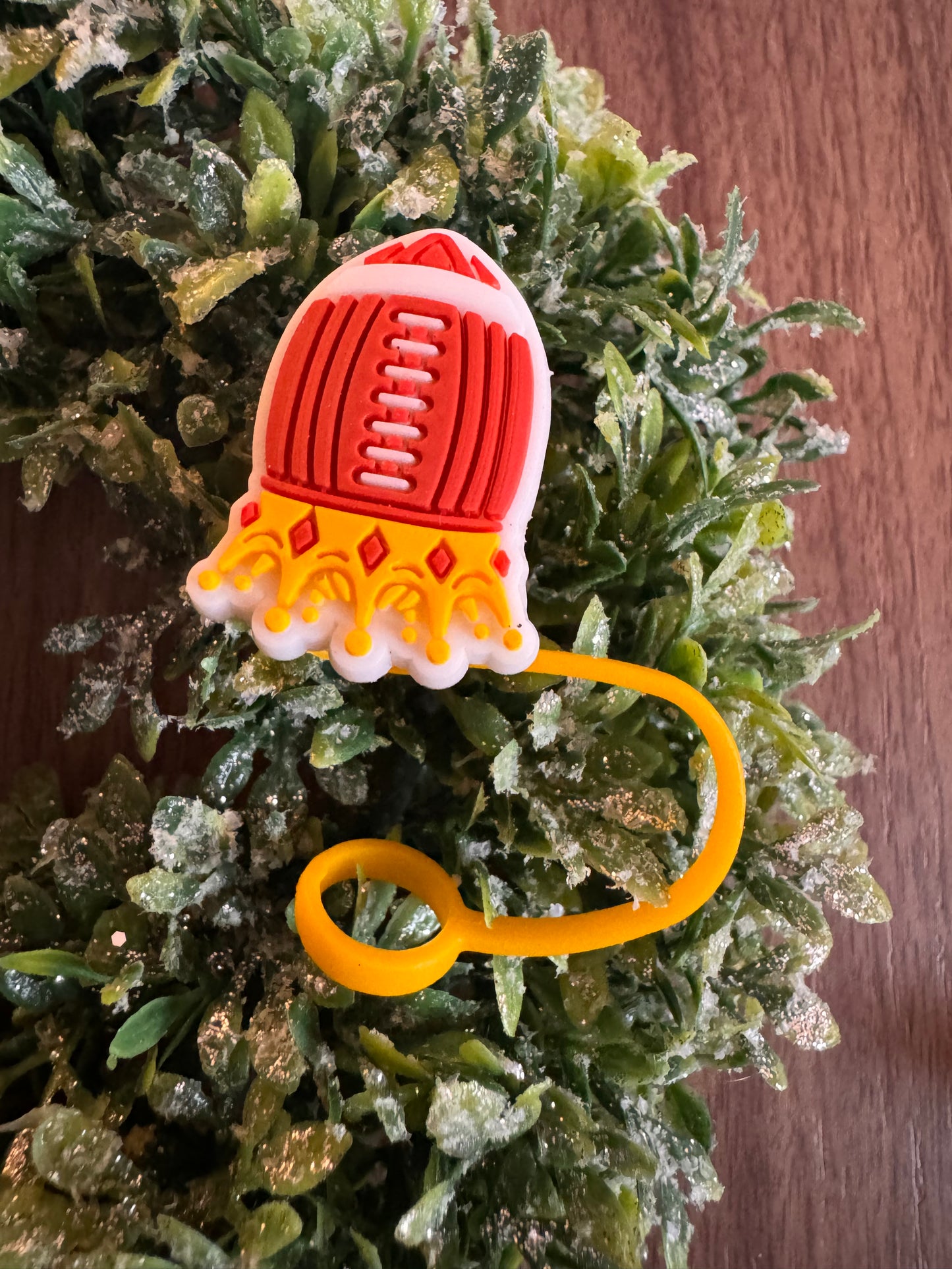 Football Crown Straw Topper