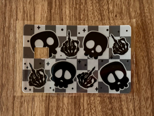 FU Skulls Card Wrap