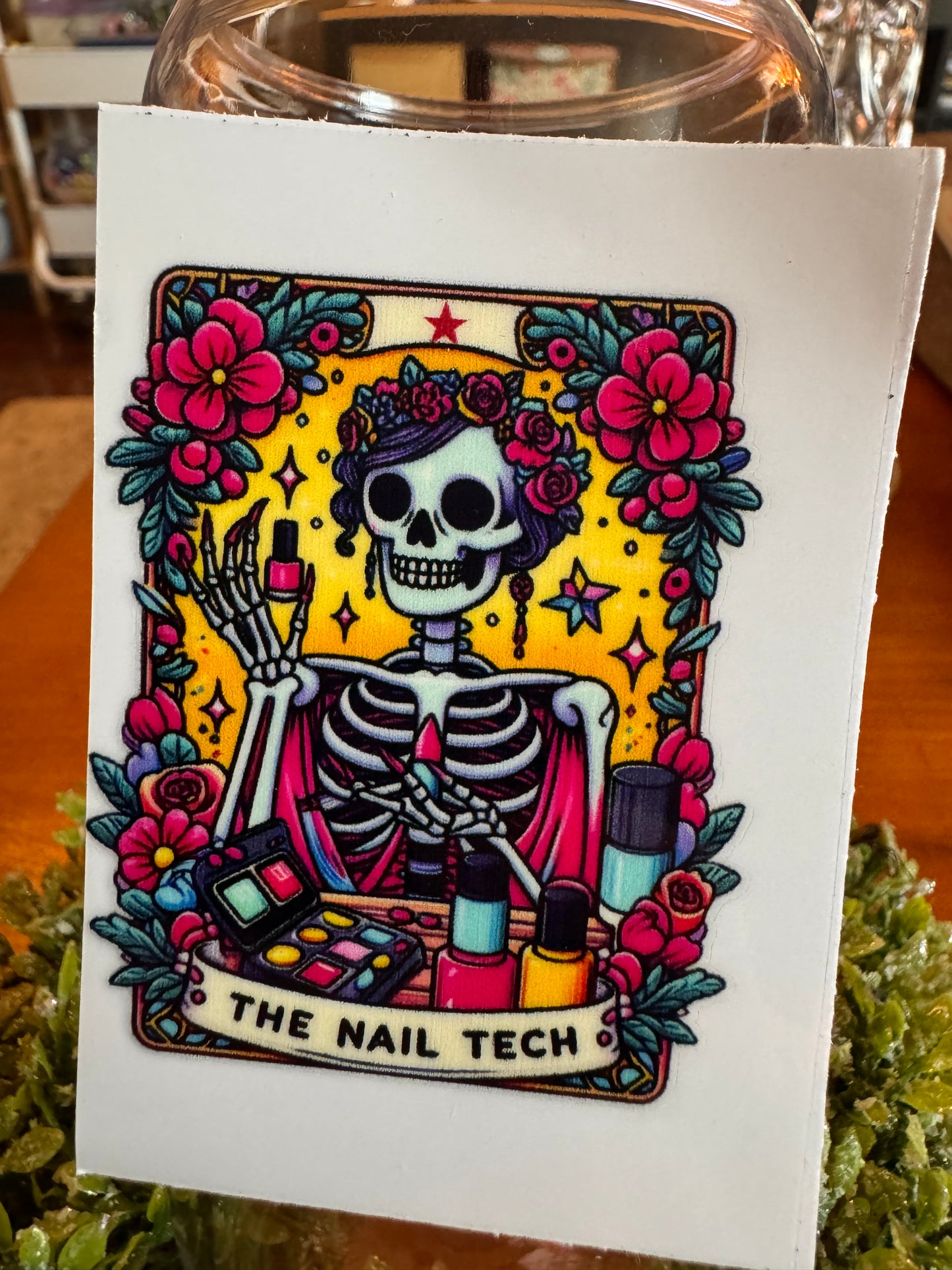 The Nail Tech Tarot Card Decal