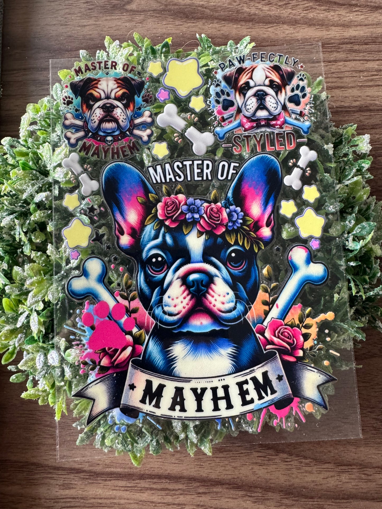 Dog Mayhem Notebook Wrap (Small)