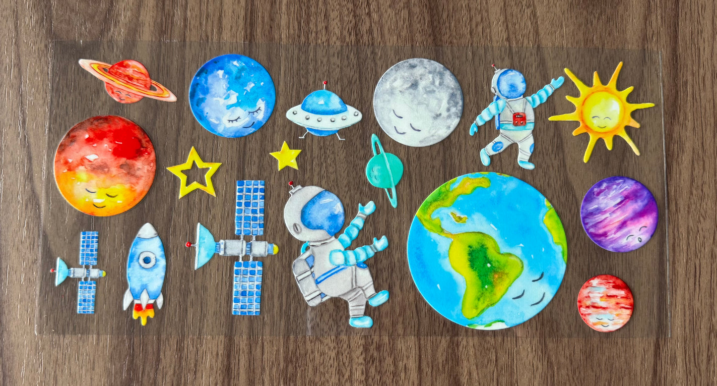 Space Station Outer Space Cup Wrap