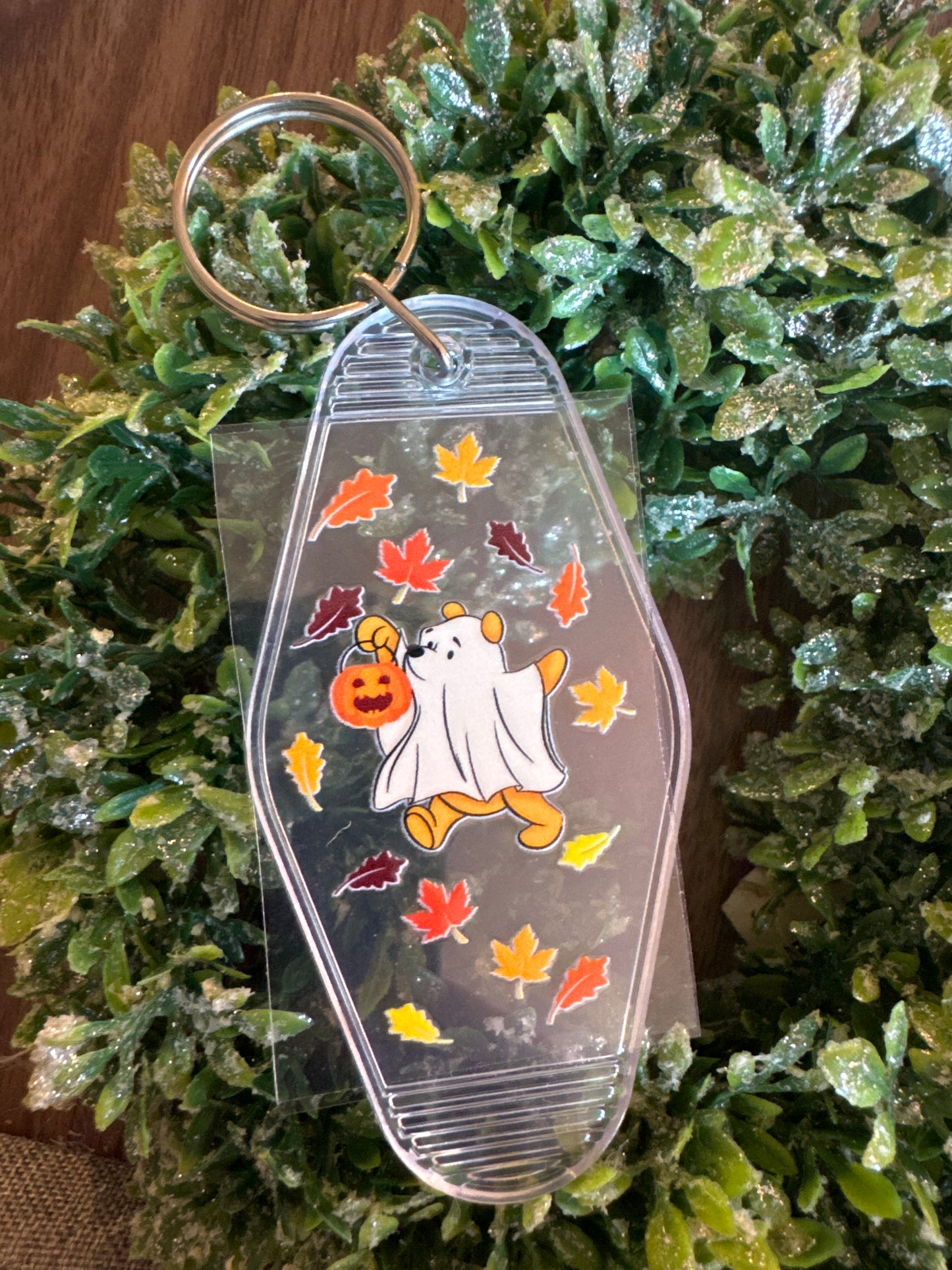 Spooky Pooh Bear Keychain Decal